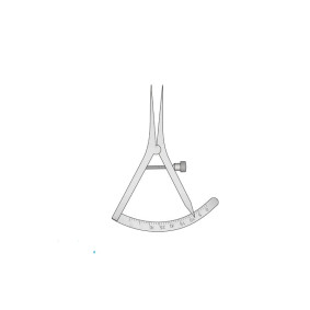 CASTROVIEJO CALIPER, 9CM, 40MM MEASURING RANGE CASTROVIEJO CALIPER, 9CM, 40MM MEASURING RANGE