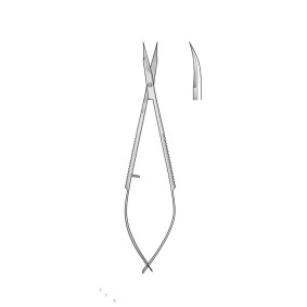 Westcott Micro Scissors, 12cm, Curved Westcott Micro Scissors, 12cm, Curved