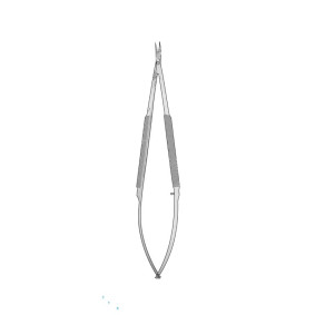 Micro Short Blade Scissors with Round Handle, 15cm, Micro Short Blade Scissors with Round Handle, 15cm,