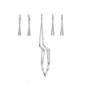 Yasargil Scissors, Bayonet Handle, 19cm Yasargil Scissors, Bayonet Handle, 19cm