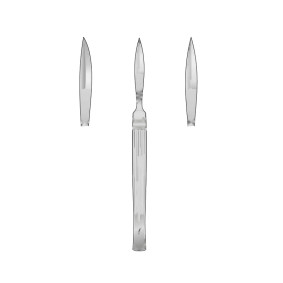 COTTLE DOUBLE EDGED KNIFE, 15CM, STRAIGHT COTTLE DOUBLE EDGED KNIFE, 15CM, STRAIGHT