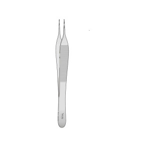 ADSON DELICATE TISSUE AND SUTURE FORCEPS, 15CM, 1X2 TEETH ADSON DELICATE TISSUE AND SUTURE FORCEPS, 15CM, 1X2 TEETH