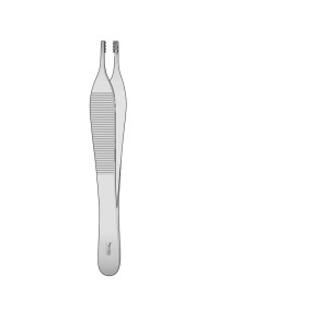 ADSON BROWN DELICATE TISSUE FORCEPS, 12CM, STRAIGHT ADSON BROWN DELICATE TISSUE FORCEPS, 12CM, STRAIGHT