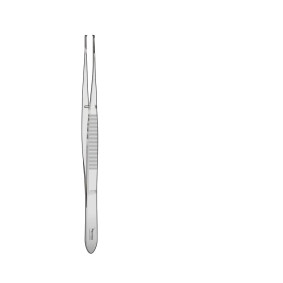 Graefe Tissue Forceps, 1X2 Teeth, 10cm Graefe Tissue Forceps, 1X2 Teeth, 10cm