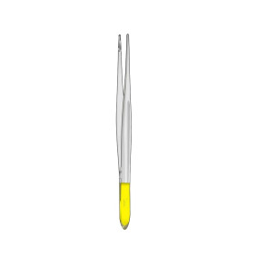 Cushing T.C. (Tungsten Carbide) Dressing Forceps, Serrated, 18cm,