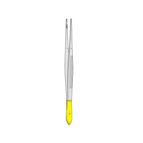 POTTS-SMITH T.C. (Tungsten Carbide) Dressing FORCEPS, Serrated
