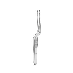 Lucae-Gruenwald Ear Bayonet Dressing Forceps, 14cm, Serrated Lucae-Gruenwald Ear Bayonet Dressing Forceps, 14cm, Serrated