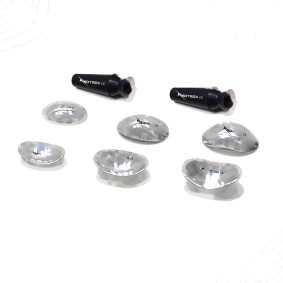 Corneal Eye Shield Protector Stainless Steel with Suction Pump, 26mm X 17mm (Small) and 29mm X 21mm (Large) and 32mm X 21mm (X-Large) Set of 9 Pcs Corneal Eye Shield Protector Stainless Steel with Suction Pump, 26mm X 17mm (Small) and 29mm X 21mm (Large) and 32mm X 21mm (X-Large) Set of 9 Pcs