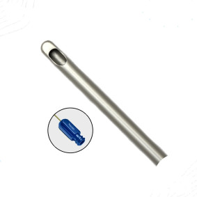 Spoon Tip Injector Cannula, Luer Lock