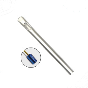 Single Port Spatula Cannula, Special Luer Lock Single Port Spatula Cannula, Special Luer Lock