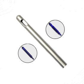 Round Tip Two Ports Cannula, Power Handle Round Tip Two Ports Cannula, Power Handle