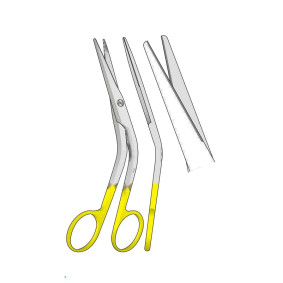 COTTLE DORSAL SCISSORS, 16CM, ANGULAR