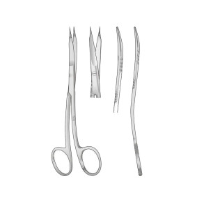 Goldman Fox Scissors, S Curved, 13cm