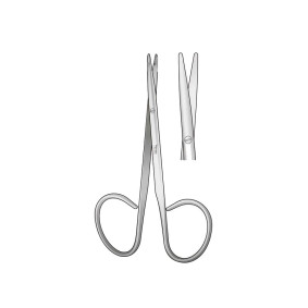 KNAPP RIBBON SCISSORS, 10CM KNAPP RIBBON SCISSORS, 10CM