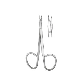 STEVENS RIBBON SCISSORS, 10CM, STRAIGHT