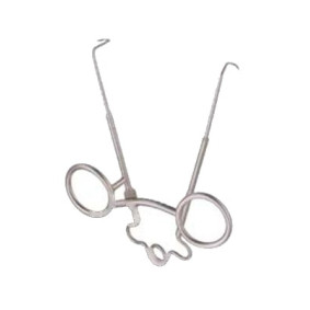 SPRING RETRACTOR, 10.5CM, 1X1 SHARP PRONGS, WITH RATCHET SPRING RETRACTOR, 10.5CM, 1X1 SHARP PRONGS, WITH RATCHET