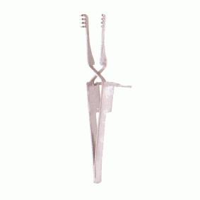 SKIN RETRACTOR, 10CM, CROSS ACTION SKIN RETRACTOR, 10CM, CROSS ACTION