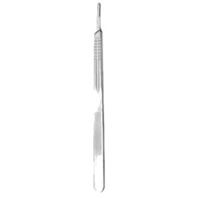SCALPEL HANDLE, #4L LONG