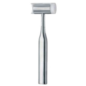 MALLET, 18.5CM, PLASTIC FACINGS, 200 GRAMS, 25MM DIAMETER MALLET, 18.5CM, PLASTIC FACINGS, 200 GRAMS, 25MM DIAMETER