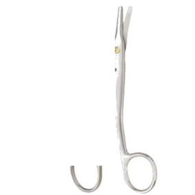 WALTER COTTLE DORSAL SCISSORS, 16CM, CURVED WALTER COTTLE DORSAL SCISSORS, 16CM, CURVED