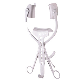Collin abdominal retractor complete - max spread 165mm, 33cm Collin abdominal retractor complete - max spread 165mm, 33cm