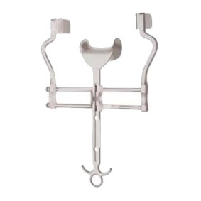 Balfour abdominal retractor with solid blades - max spread 180mm