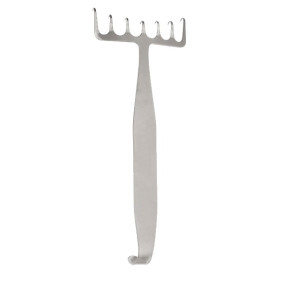 Coronal Brow Lift 7 Prongs Retractor, 18 cm