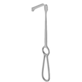 OBWEGESER SOFT TISSUE RETRACTOR, 22.5CM, CURVED DOWN OBWEGESER SOFT TISSUE RETRACTOR, 22.5CM, CURVED DOWN