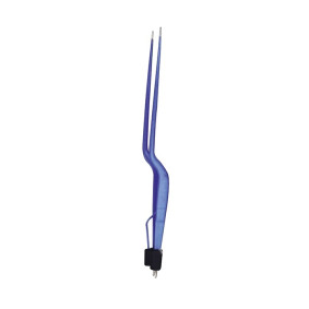 Irrigation (Hardy) Bipolar Forceps Bayonet Shape American Pattern, straight tip