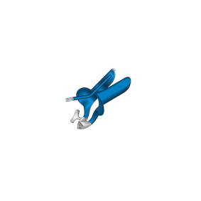 Collin Speculum with Smoke Evacuation Tube Collin Speculum with Smoke Evacuation Tube