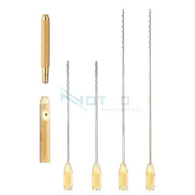 Liposuction Cannula Set for Abdomen and Saddlebag With Threaded Fitting Liposuction Cannula Set for Abdomen and Saddlebag With Threaded Fitting